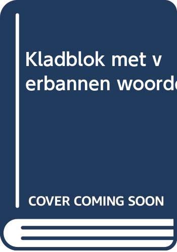 Kladblok met verbannen woorden book