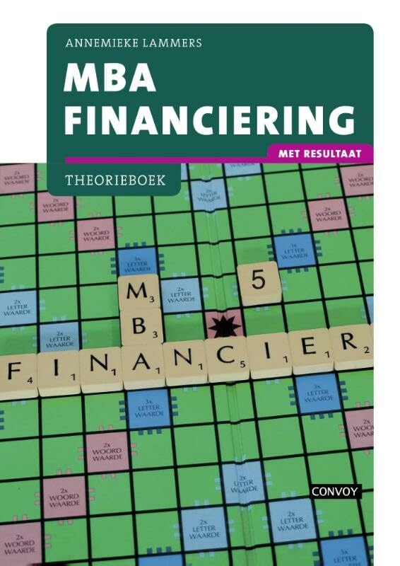 MBA Financiering met resultaat Theorieboek book
