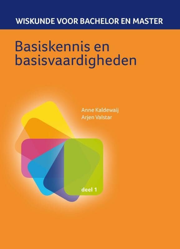 Wiskunde voor bachelor en master book