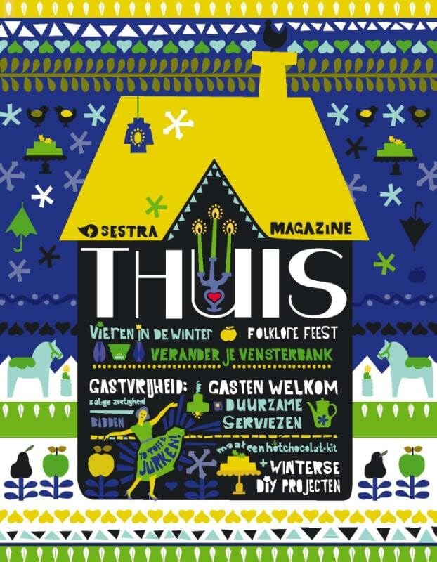 Thuis magazine: een klein huis is ruim genoeg voor duizend vrienden book