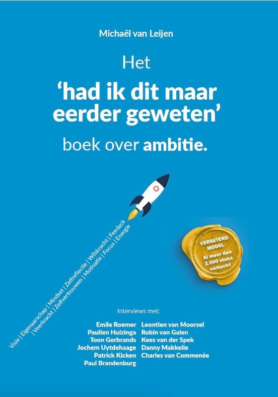 Het had ik dat maar eerder geweten boek over ambitie book