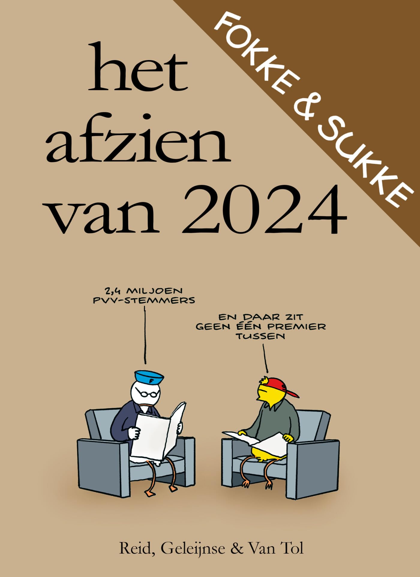 Het afzien van 2024 (Fokke & Sukke) Cartoons