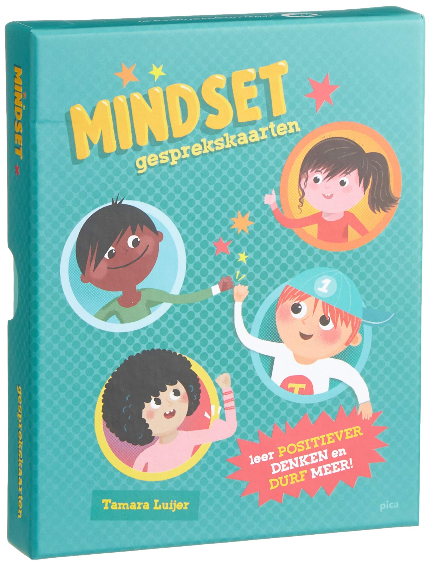Mindset gesprekskaarten: leer positiever denken en durf meer! book