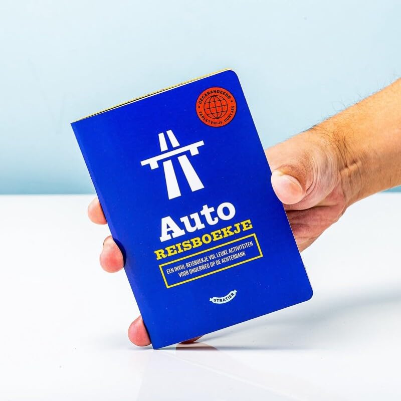Auto - Reisboekje: Een invulboekje vol leuke activiteiten voor onderweg op de achterbank book