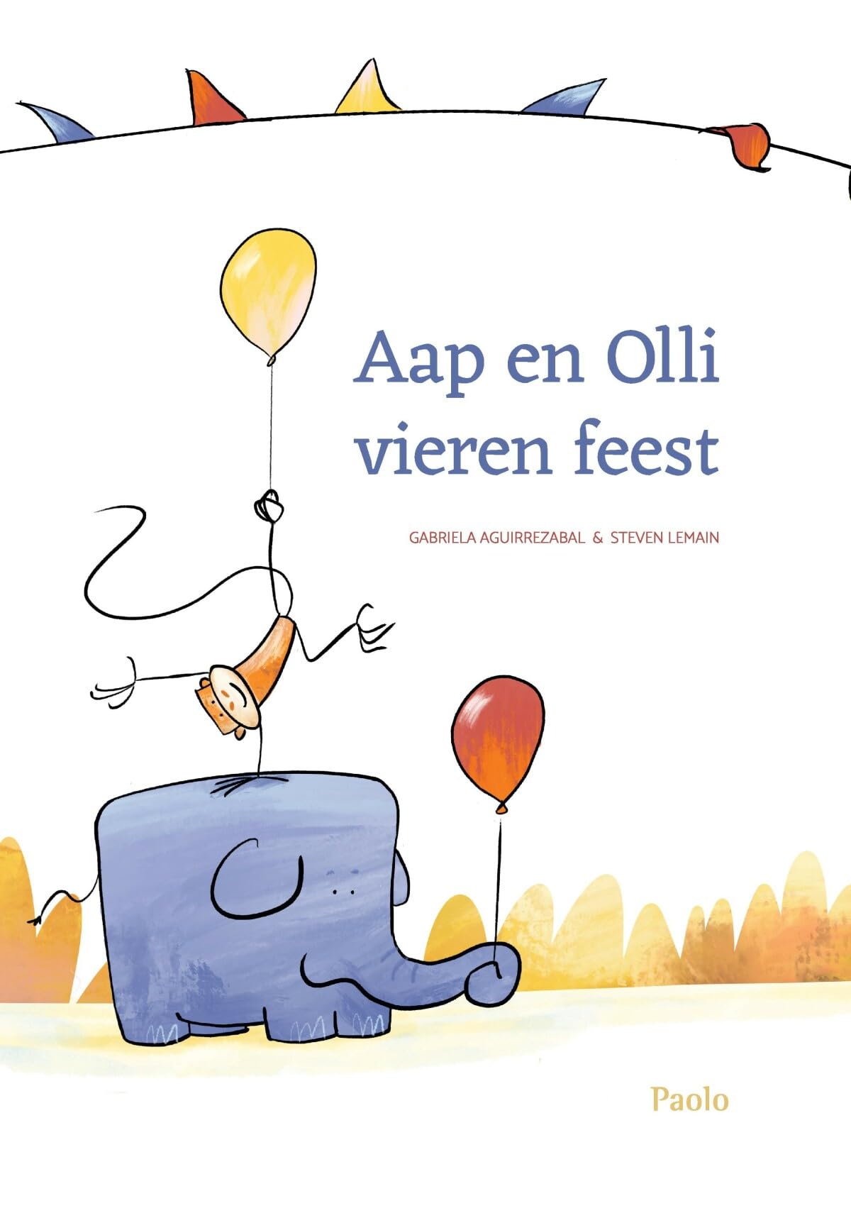 Aap en Olli vieren feest book