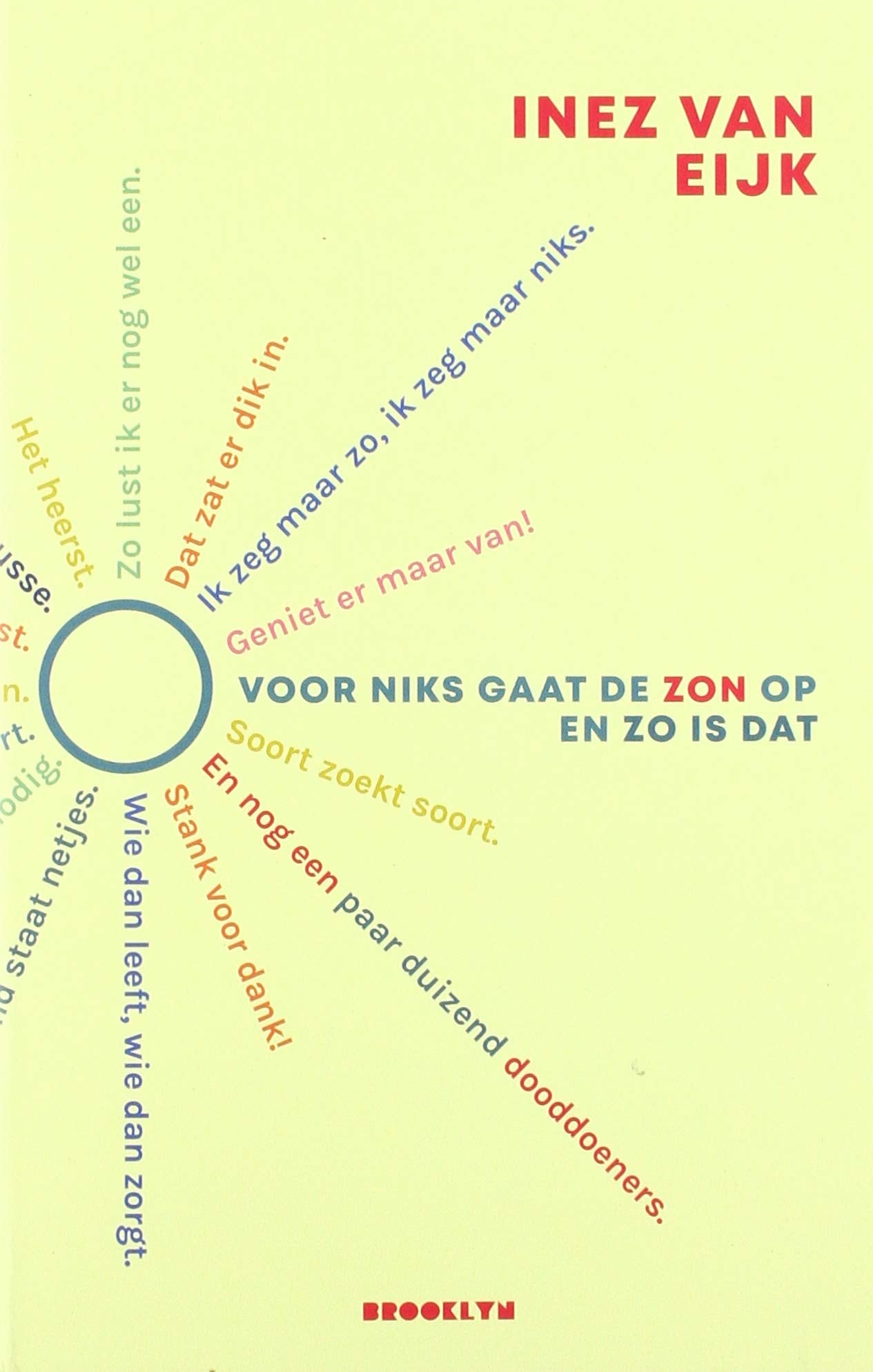Voor niks gaat de zon op: en zo is dat book