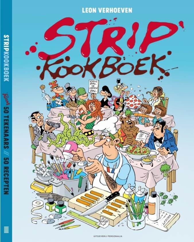 Stripkookboek: ruim 50 tekenaars, 50 recepten book