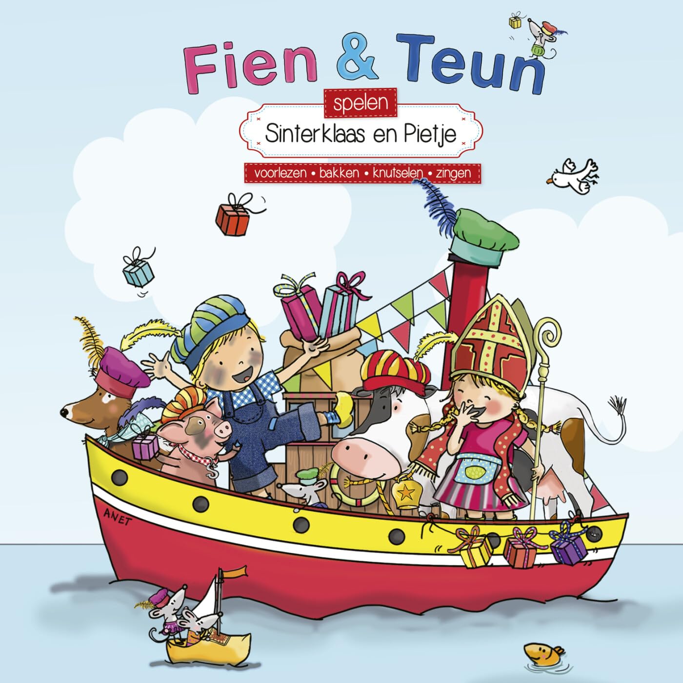 Fien & Teun spelen Sinterklaas en Pietje: voorlezen, bakken, knutselen, zingen 6-9 years