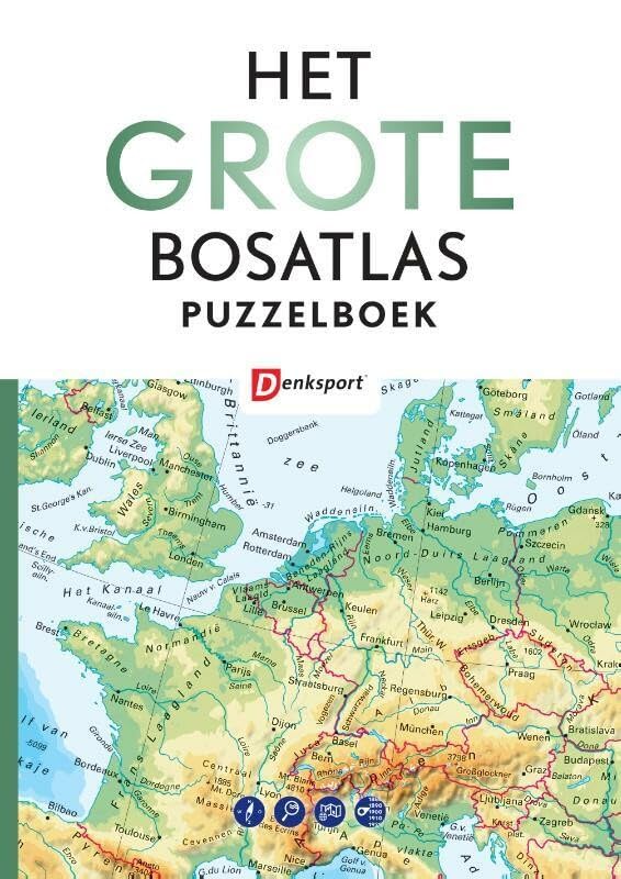 Het Grote Bosatlas puzzelboek (Het Grote Bosatlas puzzelboek, 1) Leisure & Fun