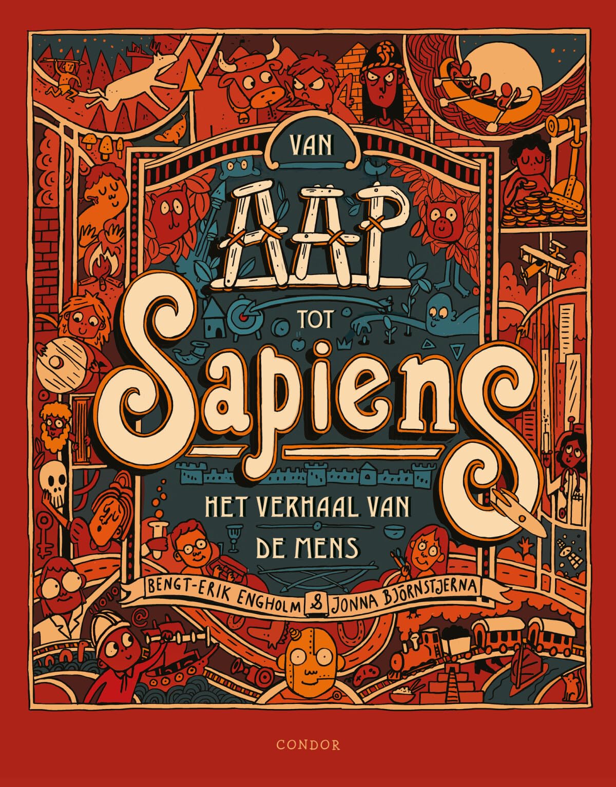 Van aap tot sapiens: het verhaal van de mens Books