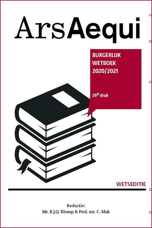 Burgerlijk wetboek 2020/2021 (Ars Aequi Wetseditie) Law