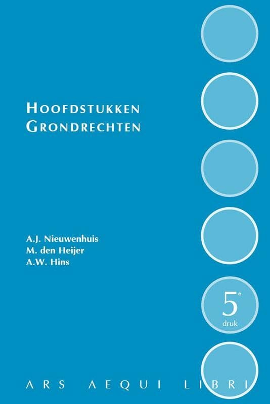 Hoofdstukken grondrechten book