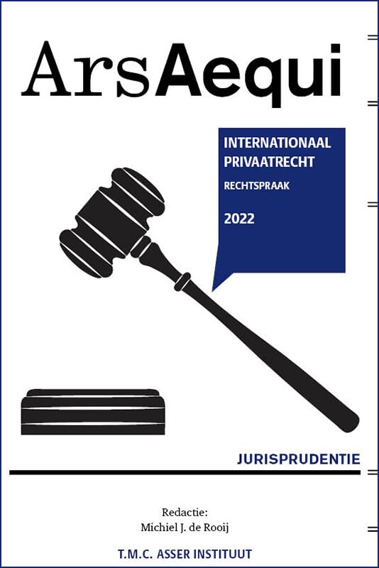 Jurisprudentie Internationaal Privaatrecht 2022 book