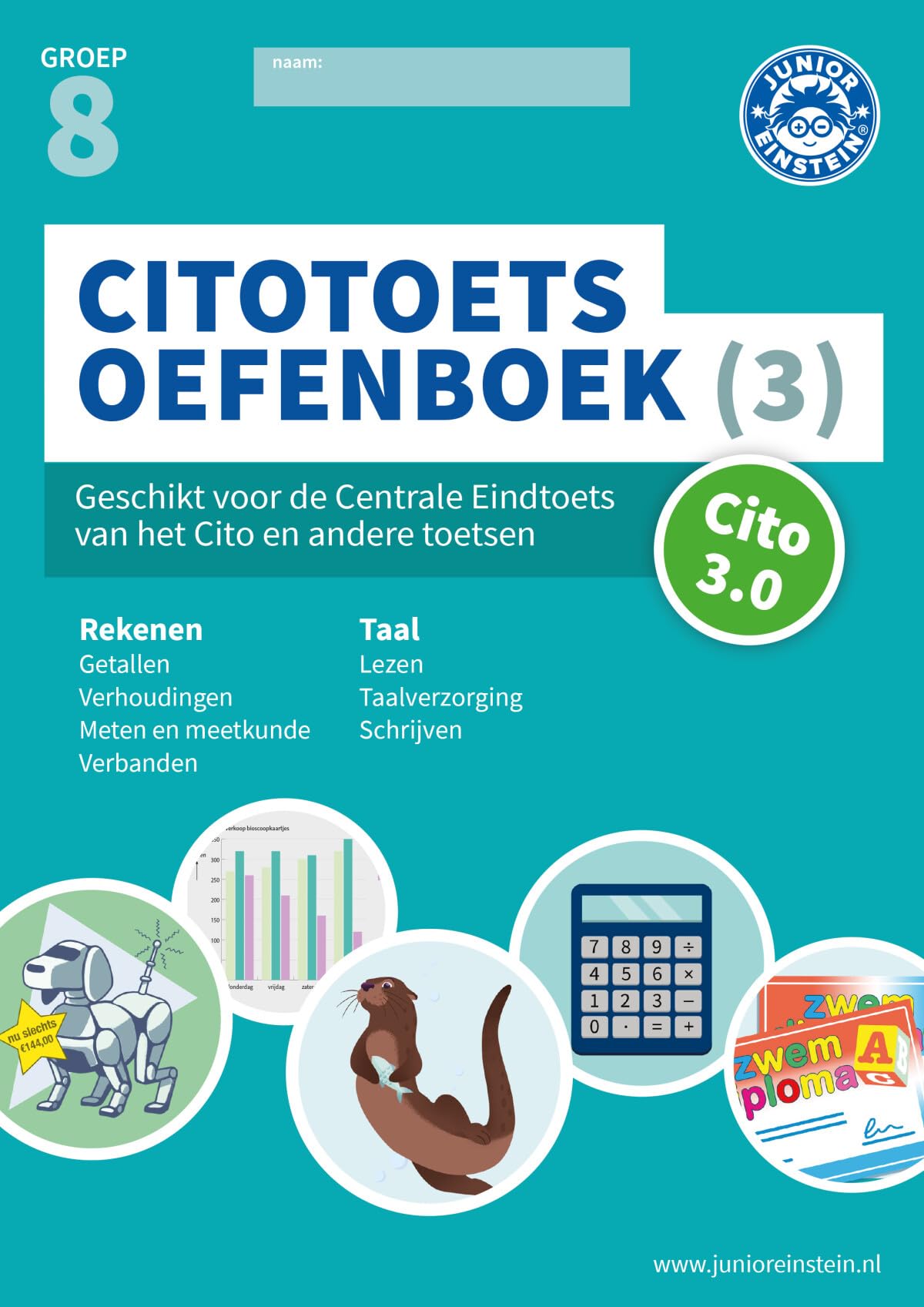 Citotoets Oefenboek (3): Geschikt voor de Centrale Eindtoets van het Cito en andere toetsen groep 8 Education & Training