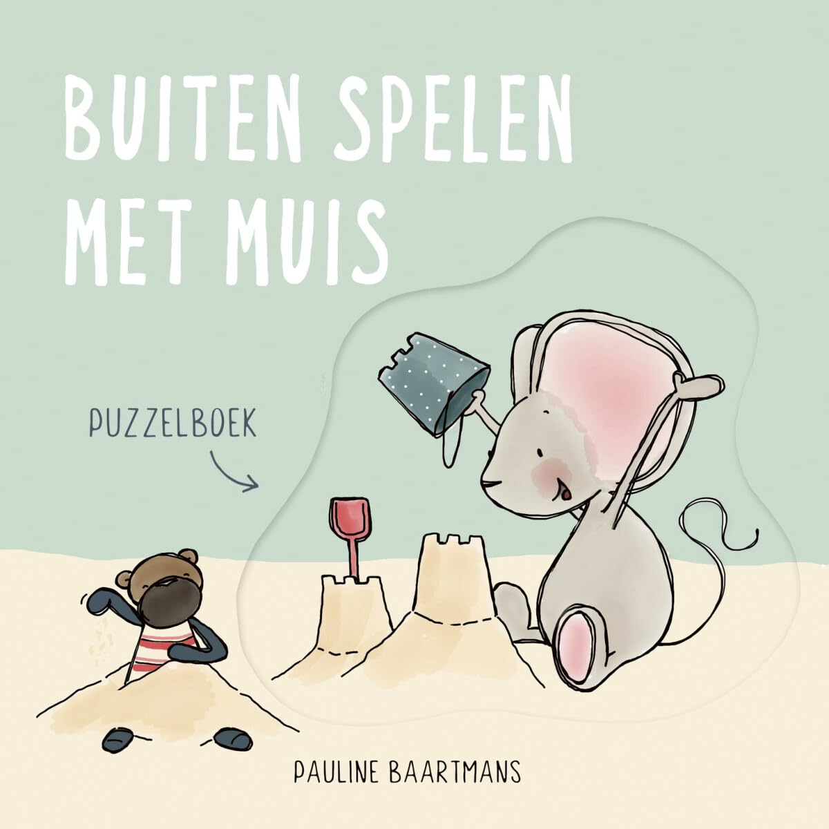 Buiten spelen met Muis: Puzzelboek book