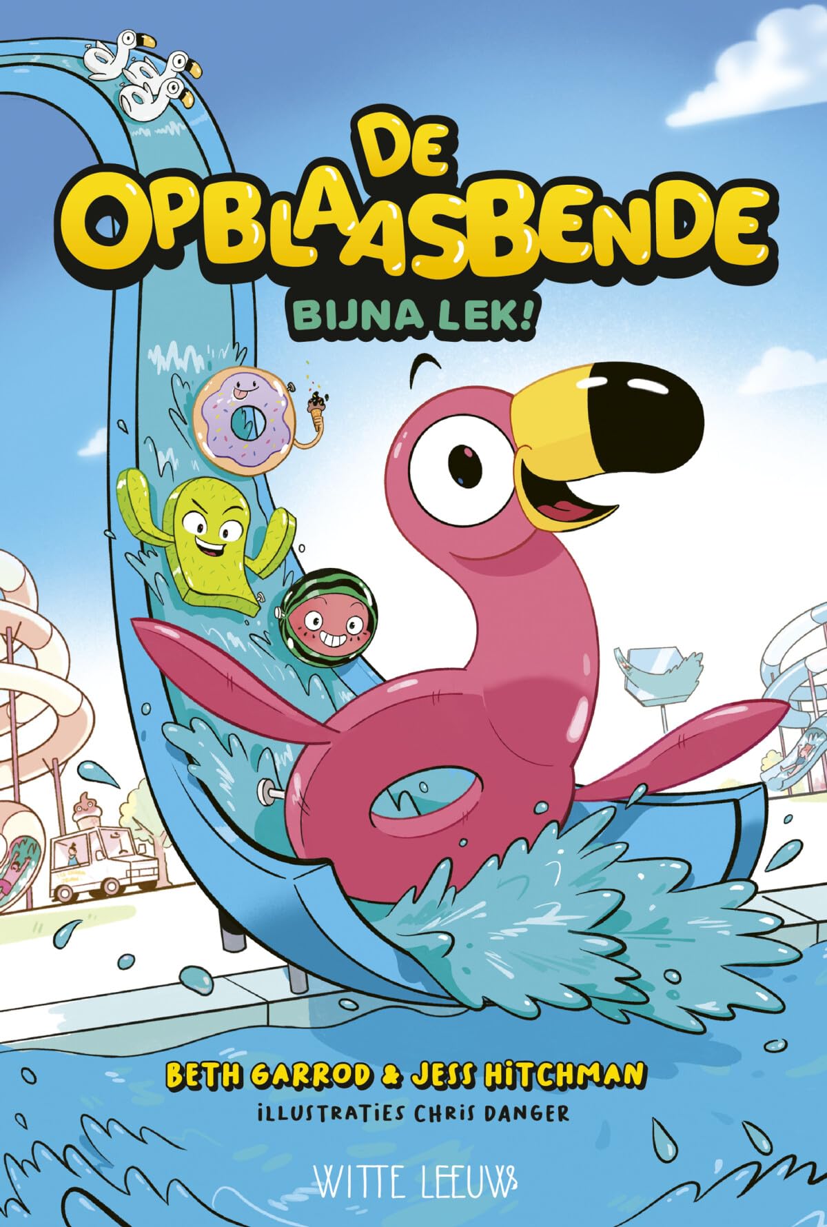 Bijna lek!: Spetterende graphic novel over opblaasfiguren (De opblaasbende) Manga
