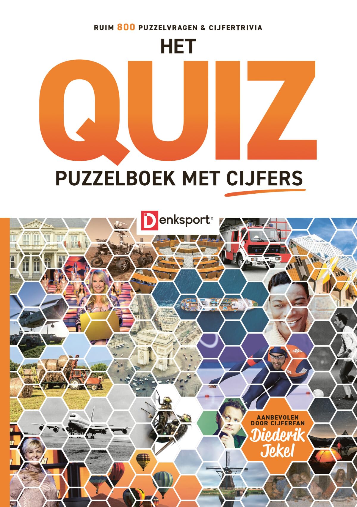 Het quiz puzzelboek met cijfers book