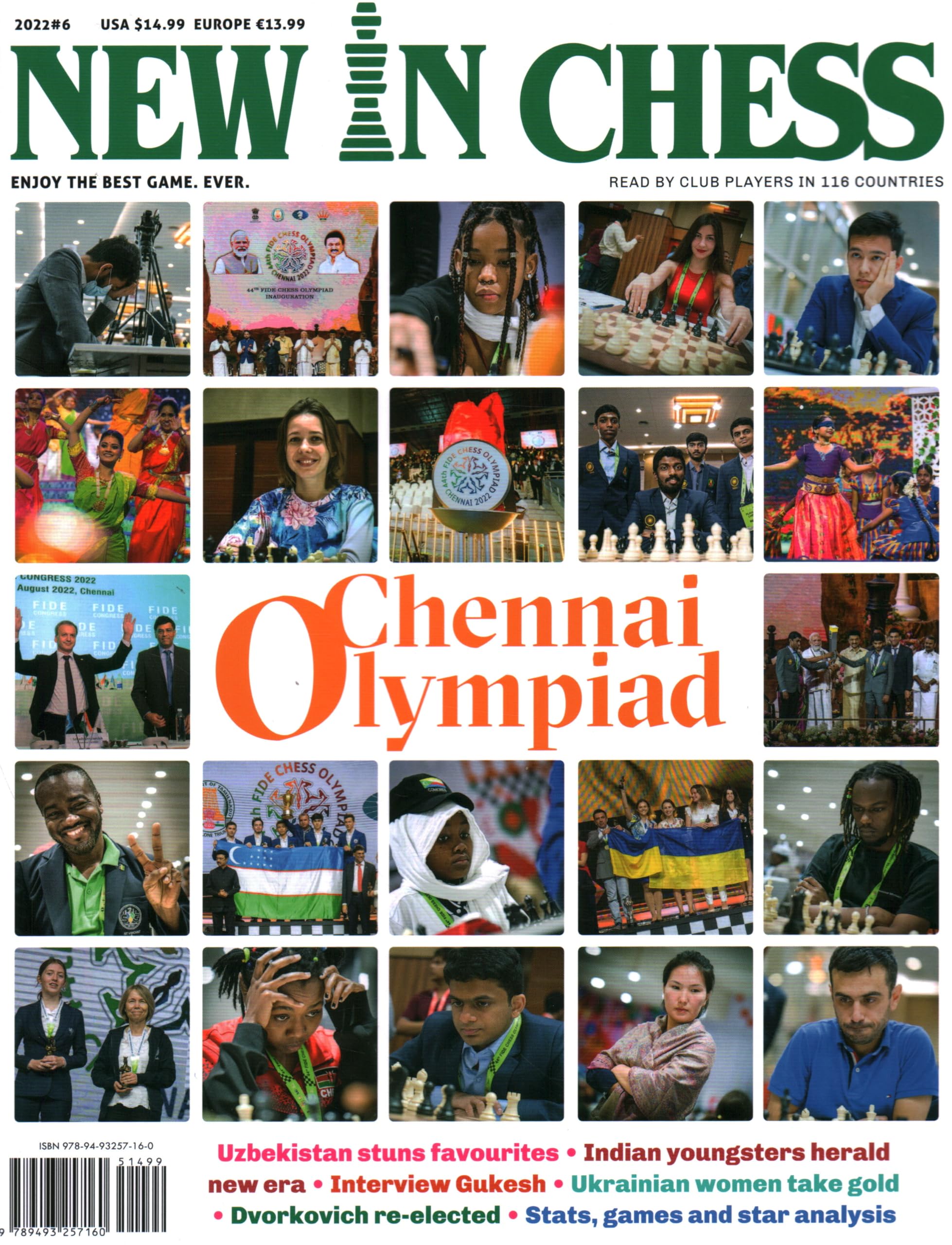 New in Chess Magazine 2022: The World's Premier Chess Magazine Read by Club Players in 116 Countries (New in Chess Magazine, 6) Leisure & Fun