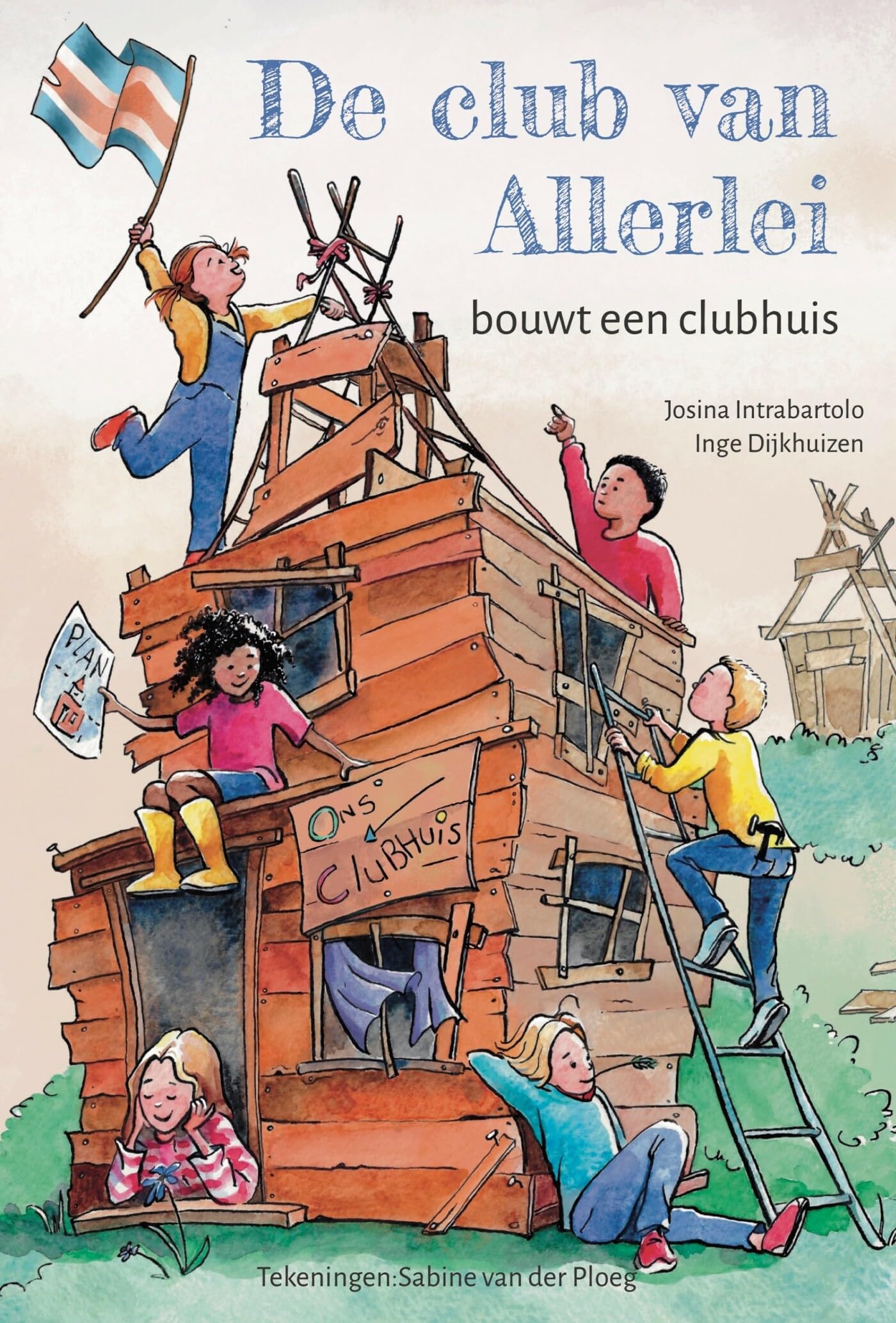 De club van Allerlei bouwt een clubhuis book