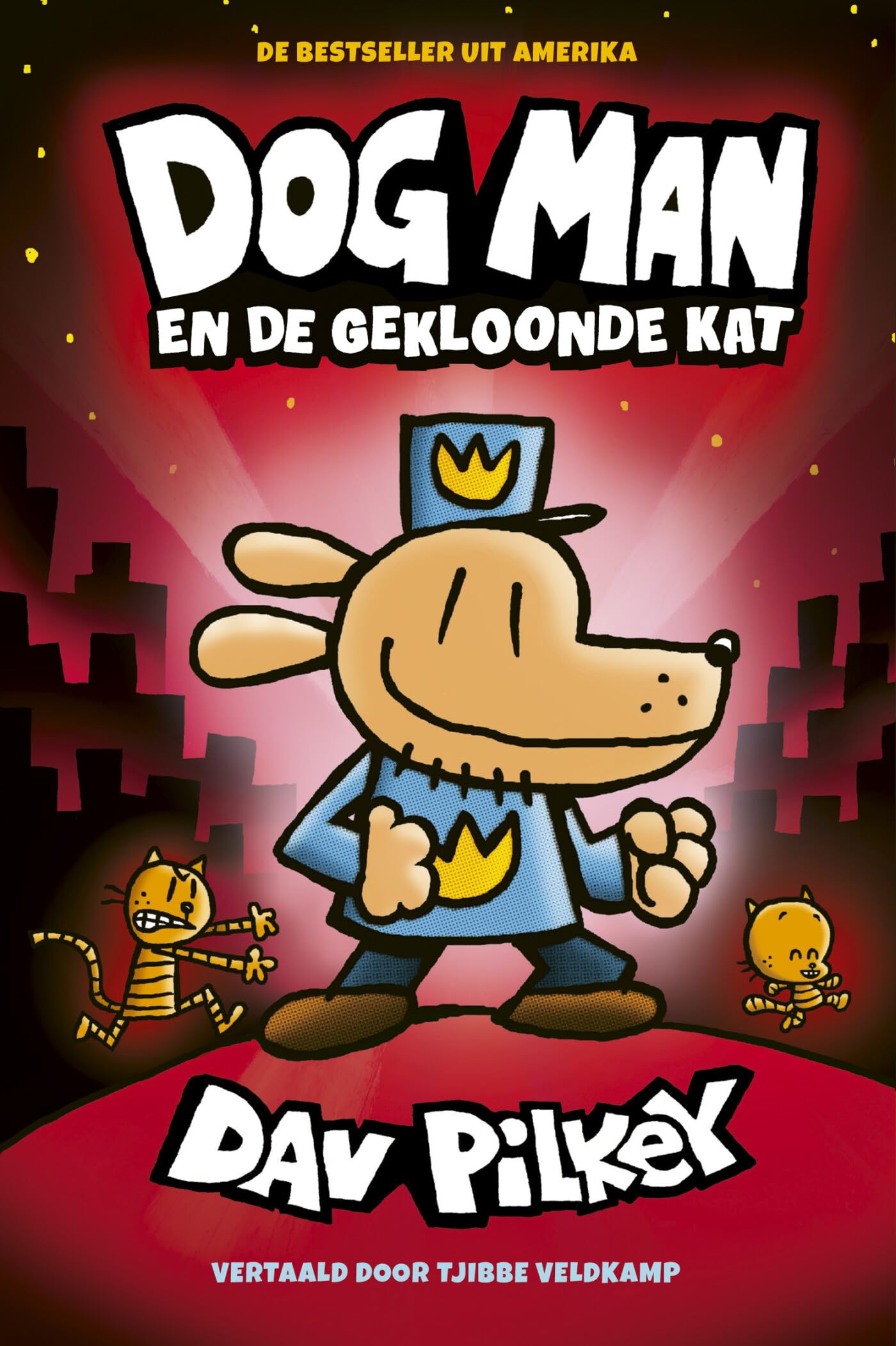 Dog Man en de gekloonde kat book