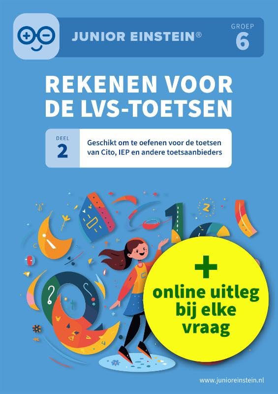 Rekenen voor de LVS-toetsen - Deel 2 - Groep 6 + Online video-uitleg: Geschikt om te oefenen voor de toetsen van Cito, IEP en andere toetsaanbieders (Deel 2, 2) Education & Training