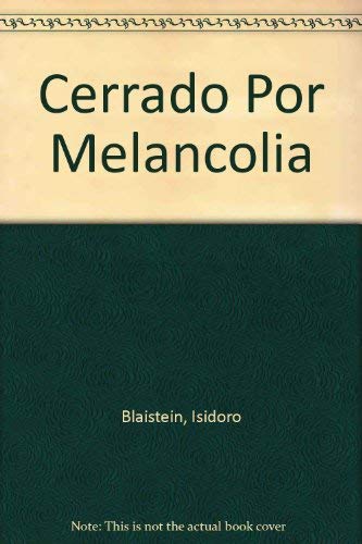 Cerrado Por Melancolia Books