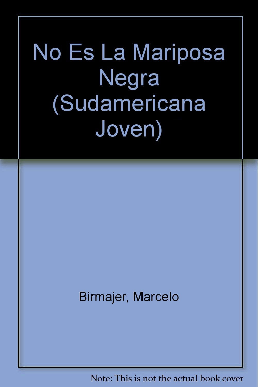 No es la mariposa negra / Is Not the Black Butterfly (Sudamericana Joven) Fiction