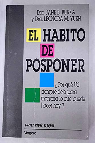El habito de posponer book
