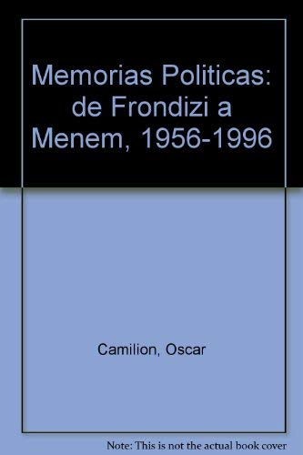 Memorias Politicas book