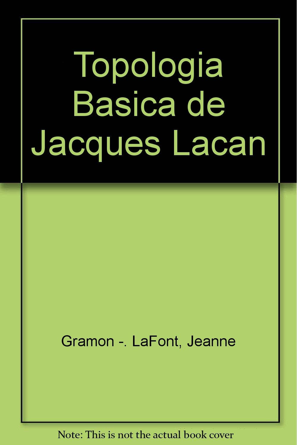 Product Image: Topologia Basica de Jacques Lacan