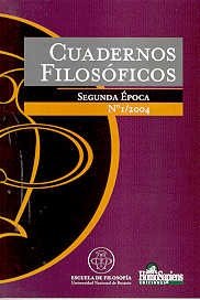 Product Image: Cuadernos Filosoficos Nro 1 2004