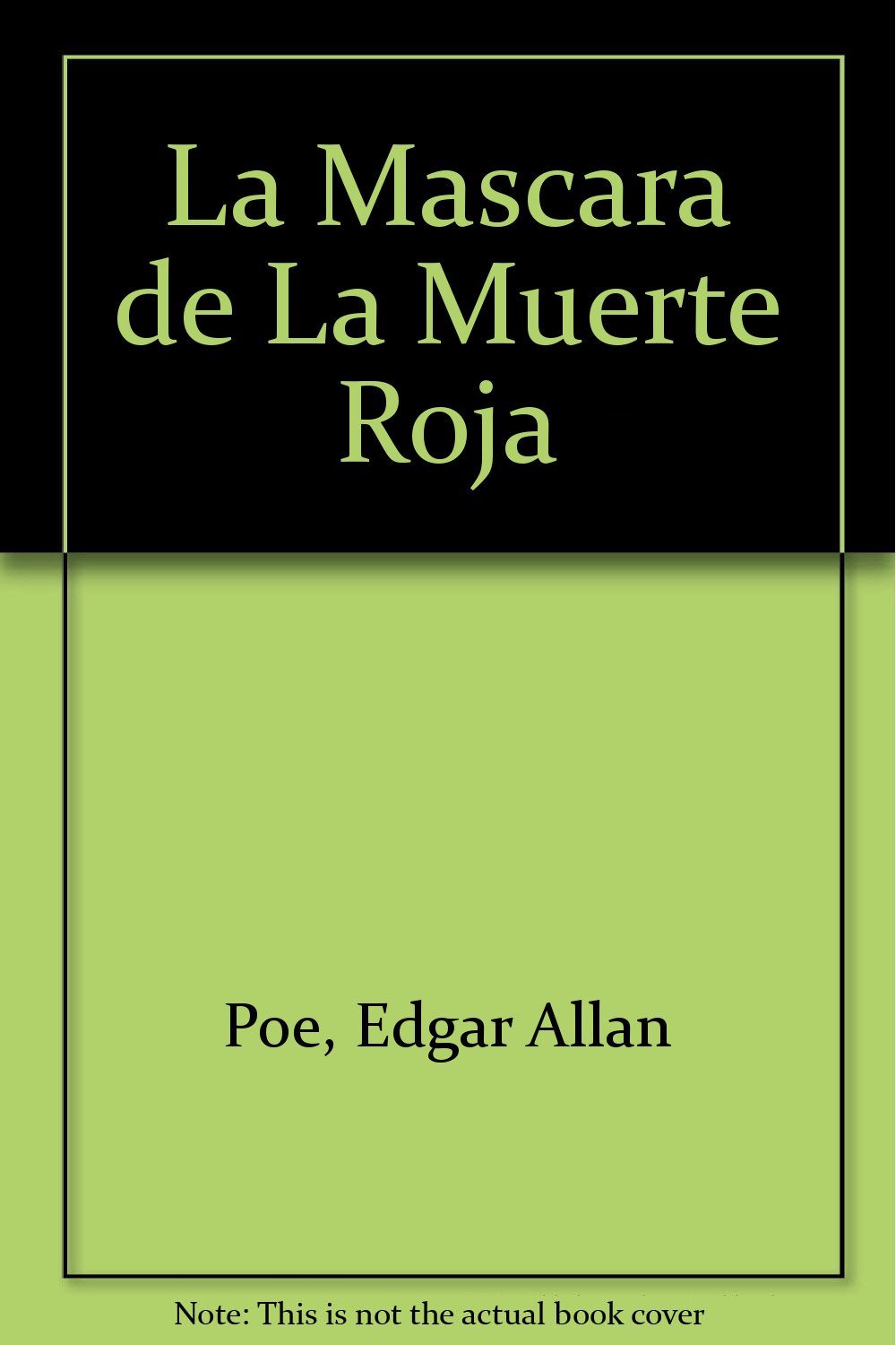 La Mascara de La Muerte Roja Books