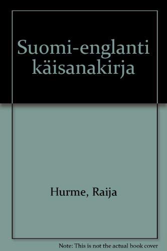 Suomi-englanti kasisanakirja (Finnish Edition) book