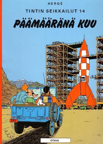 Tintin seikkailut 14 - Päämääränä kuu - Finnische Ausgabe Books