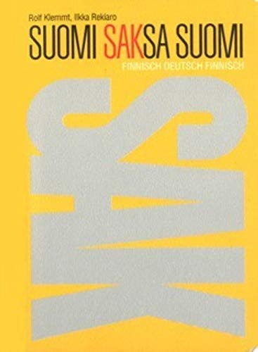 Suomi-saksa-suomi sanakirja Books