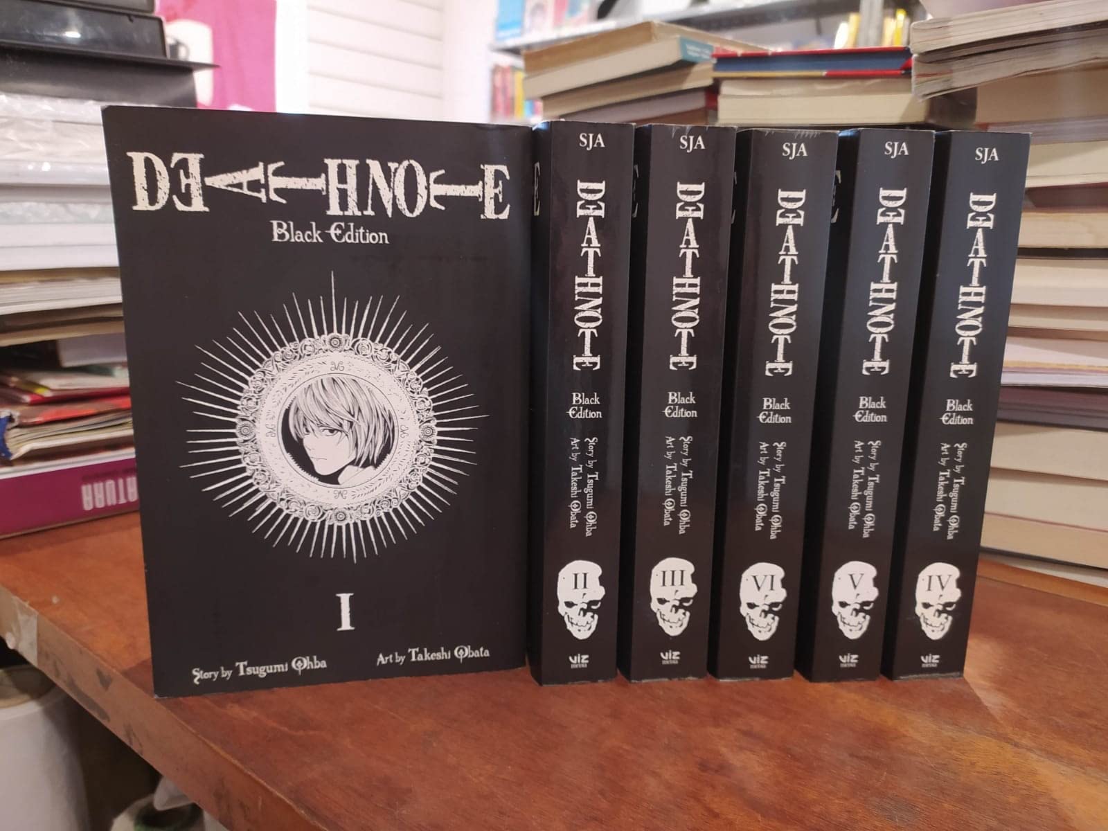 Death Note Black Edition Volume 1-6 Collection 6 Books Set Manga Tsugumi Ohba Books