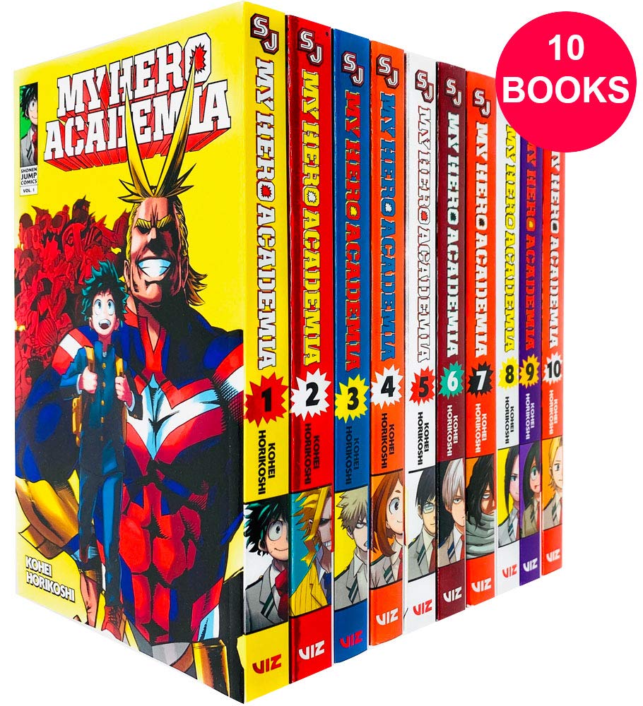 My Hero Academia Volume 1-10 Collection 10 Books Set by Kohei Horikoshi Fiction