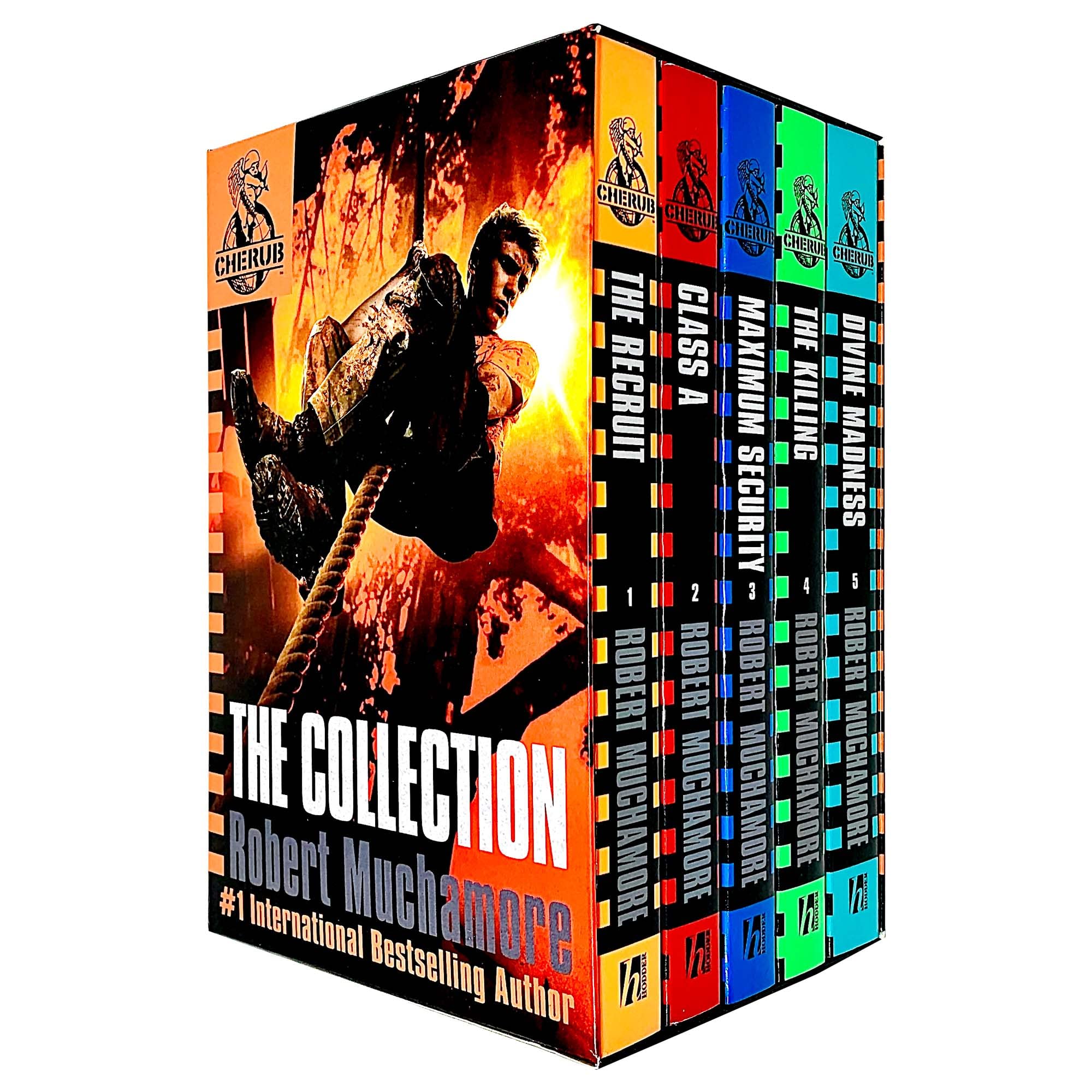 Cherub Series 1 Collection 5 Books Set (Books 1 To 5) By Robert Muchamore (Class A, Divine Madness, The Recruit, The Killing, Maximum Security) Books