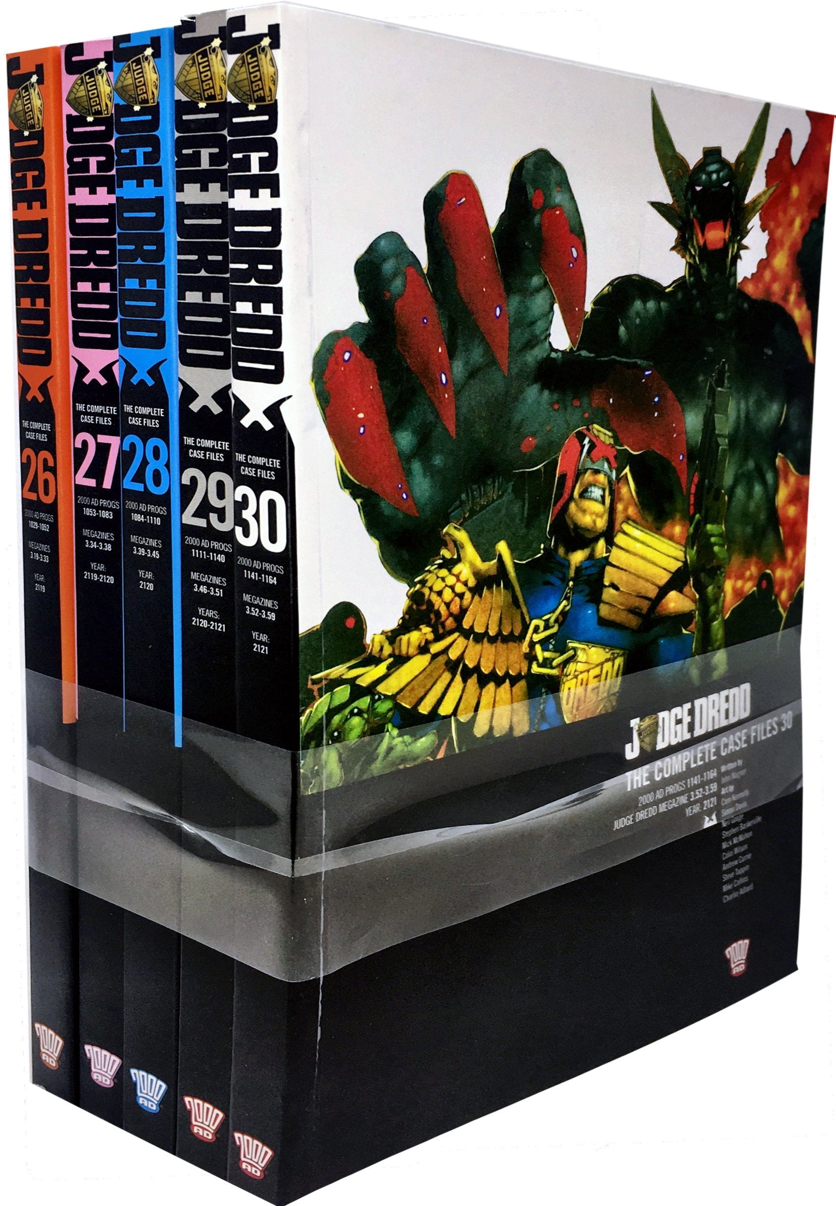Judge Dredd: Complete Case Files Volume 26-30 Collection 5 Books Set (Series 6) By John Wagner Books