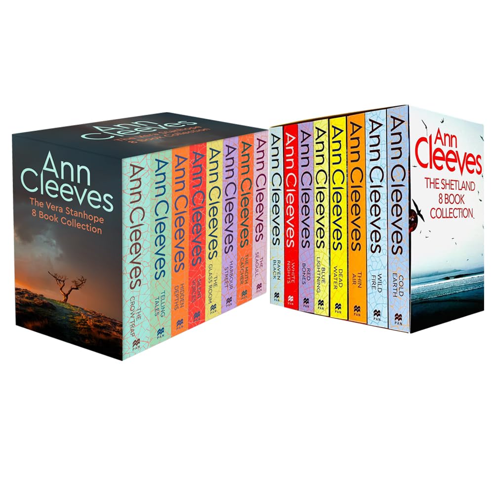 Ann Cleeves TV Shetland & Vera Series Collection 14 Books Set Books