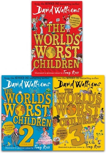 David Walliams Worlds Worst Children Collection 3 Books Set Contemporary literature