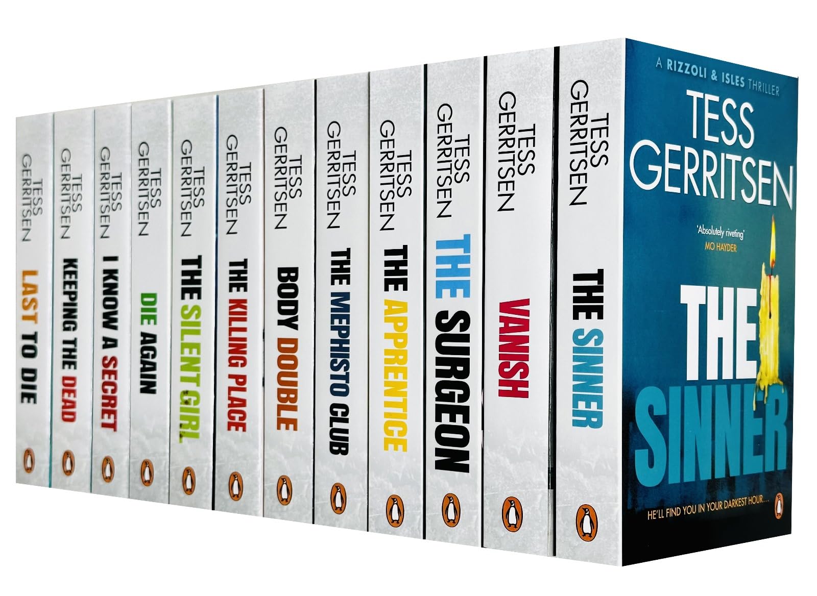 Tess Gerritsen Rizzoli & Isles Thriller 12 Bücher Sammlung Set Horror & Mystery