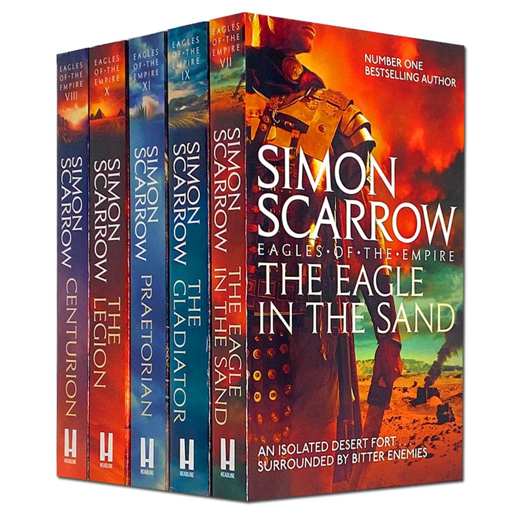 Simon Scarrow Series 5 Books Collection Set Praetorian, The Legion, The Eagle in the Sand Action & Adventure