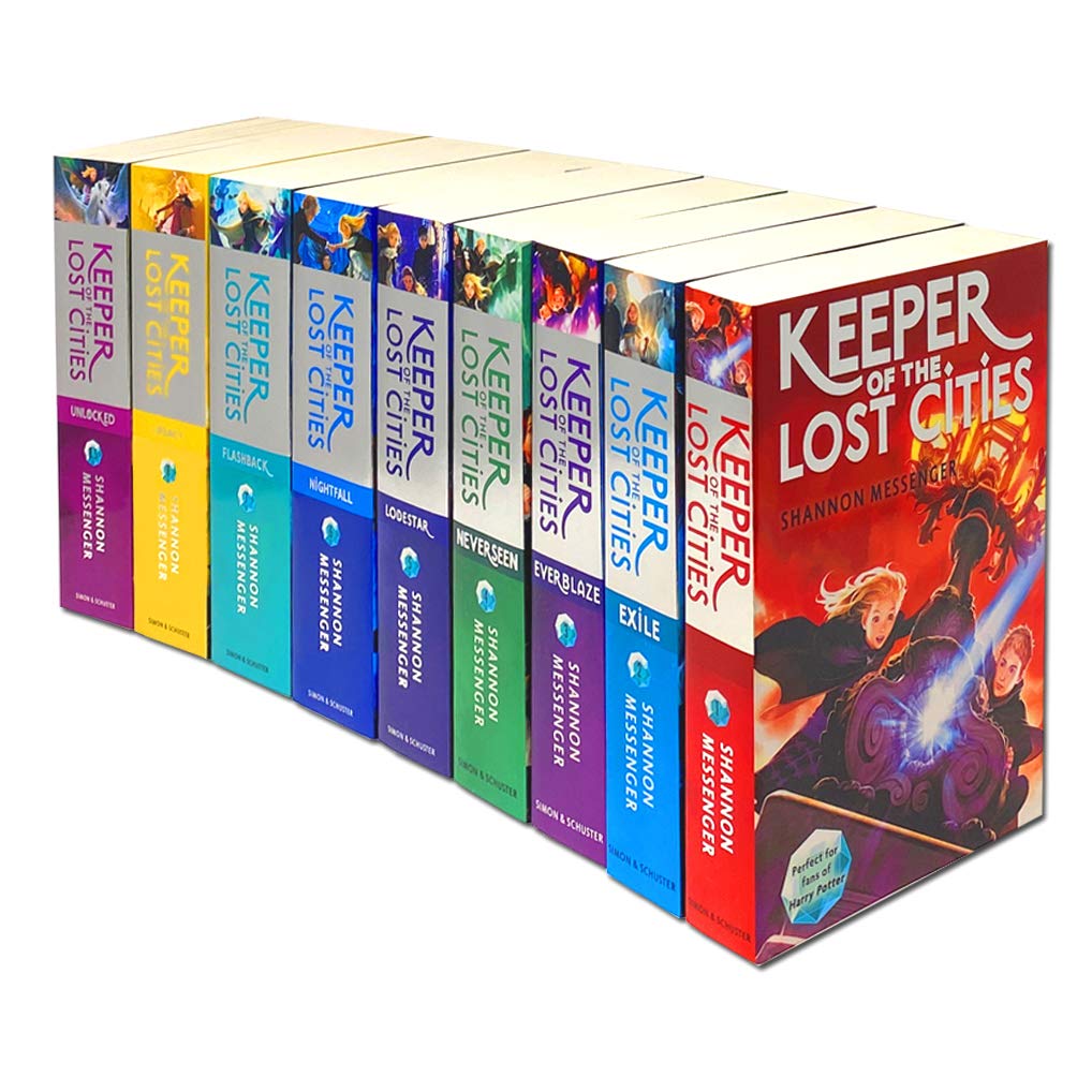Shannon Messenger Sammelbuch-Set 1-8, Keeper of the Lost Cities Novels & Short Stories