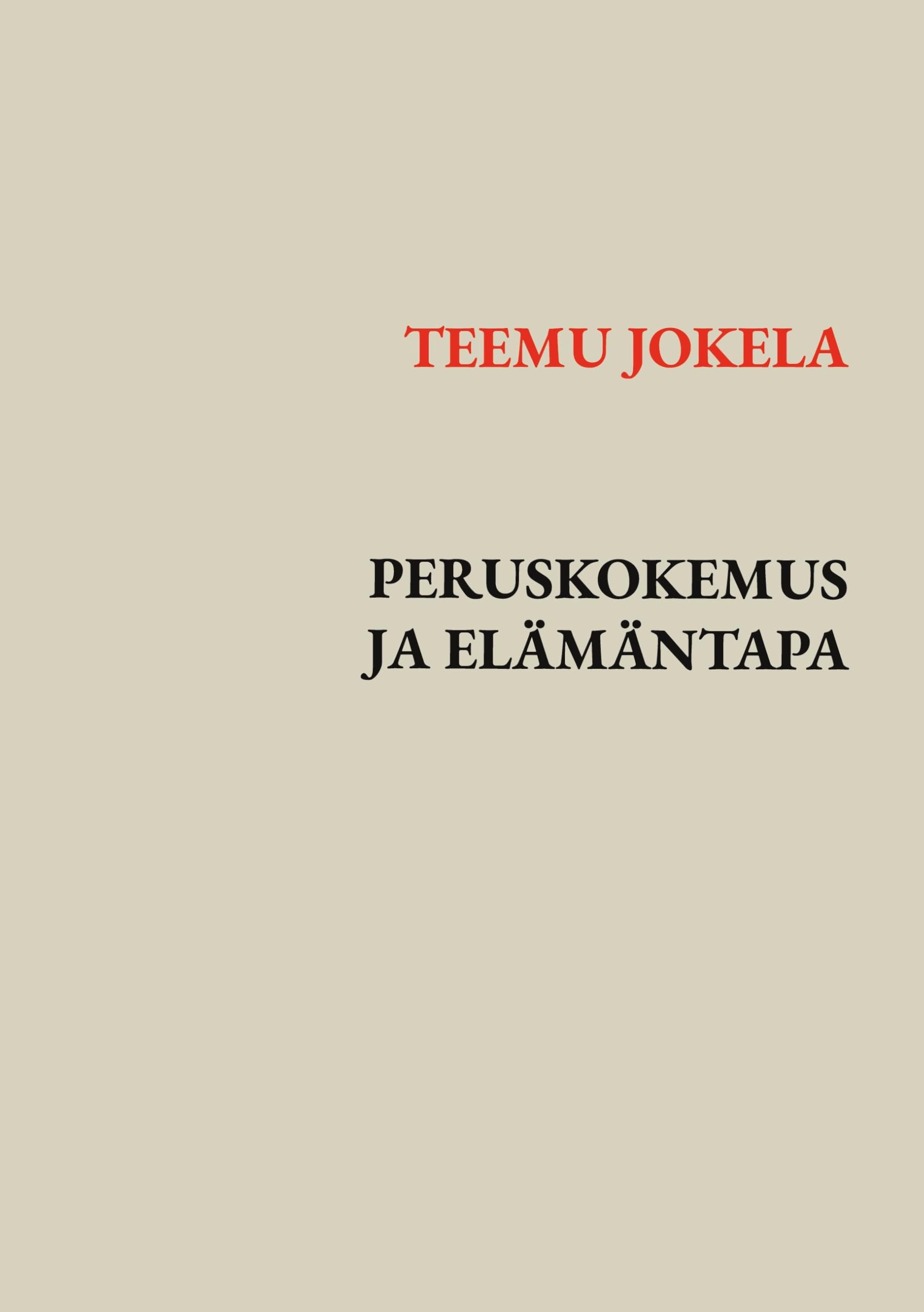 Peruskokemus ja elämäntapa Medicine