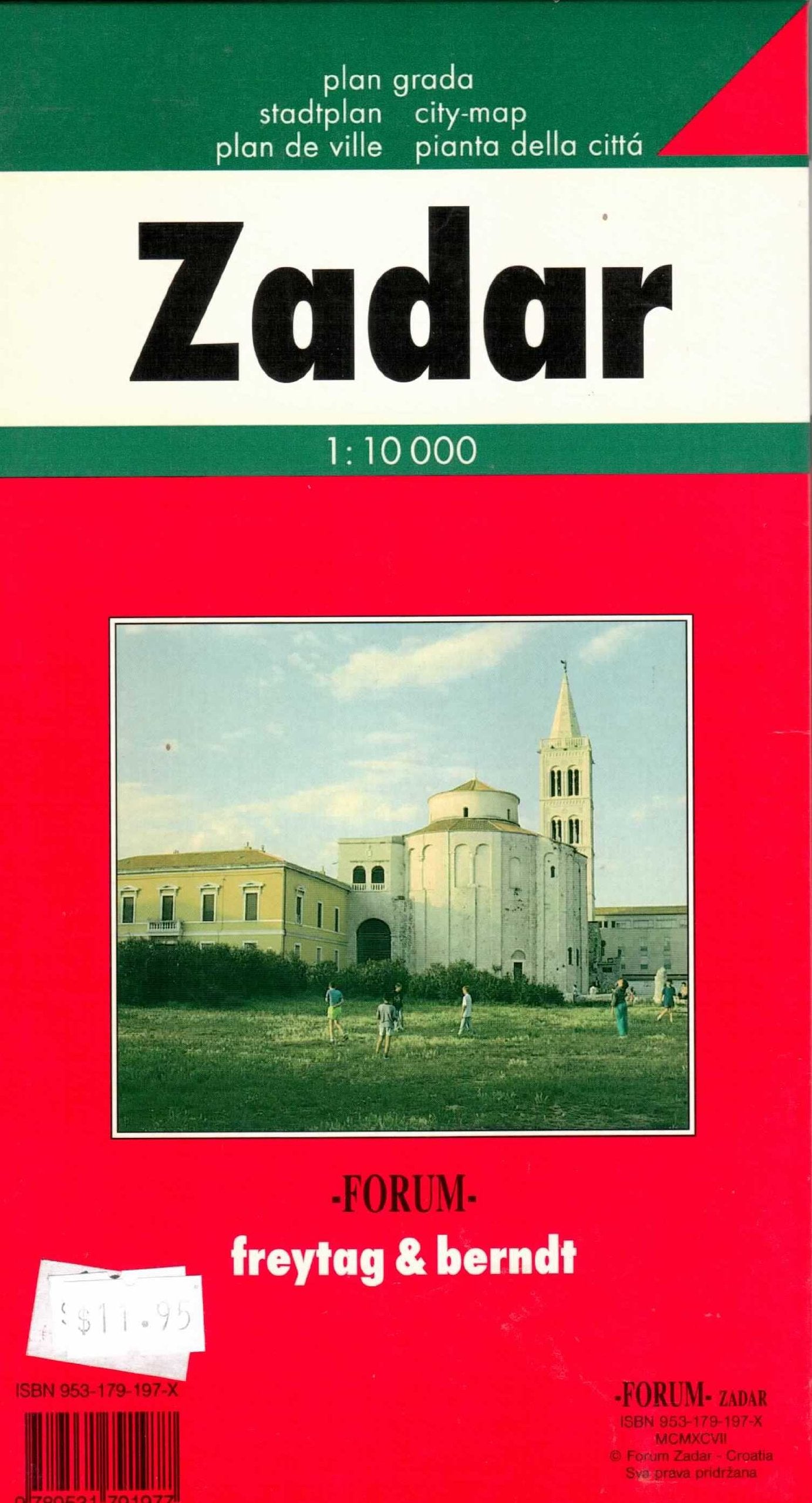 Zadar 1:10 000 (English, Spanish, French, Italian and German Edition) Maps & Plans