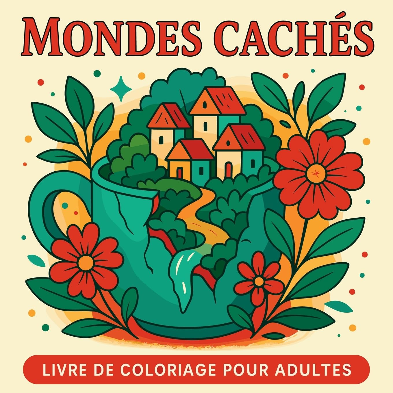 Mondes Cachés - Livre de coloriage pour adultes Film, Art & Culture