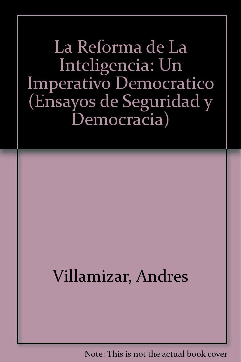 La Reforma de La Inteligencia: Un Imperativo Democratico (Ensayos de Seguridad y Democracia) Books
