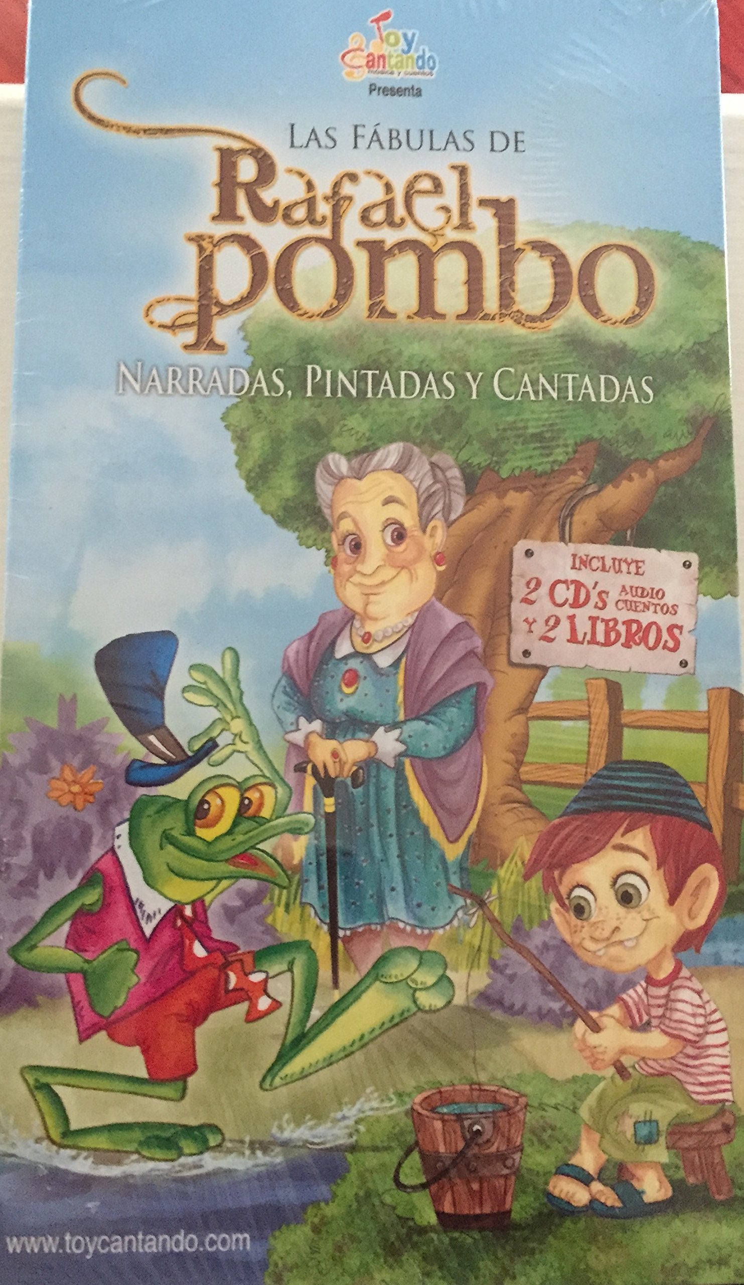 LAS FABULAS DE RAFAEL POMBO NARRADAS PINTADAS Y CANTADAS (2 CD´s y 2 libros) Books