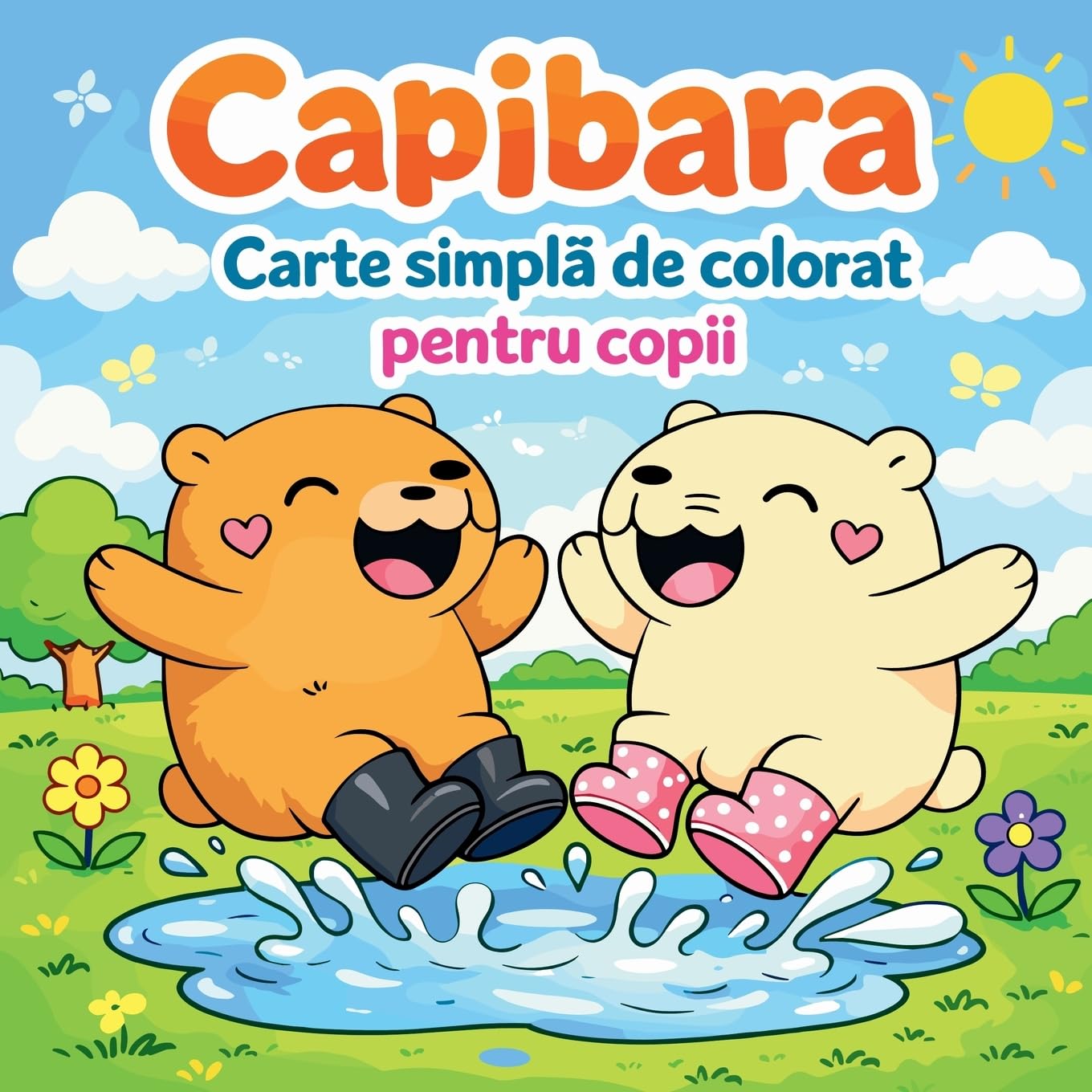 Capibara - Carte simpl¿ de colorat pentru copii Tiptoi & Games